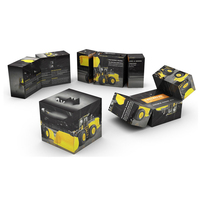Cubes de puzzle 3D pliables en plastique personnalisés, longueur des côtés 6 cm, cube magique magnétique pliable et modulable