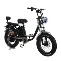Modèle Yilan 60V 20Ah 1000W OEM ODM Vélo électrique de ville 20 pouces avec cadre en aluminium, pneus pour neige, assistance au pédalage, double suspension
