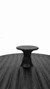 Piastra Rotonda in Ghisa Nera Pretrattata, Compatibile con Griglia, per Cucinare Insieme, Resistente e Utilizzabile per Pressare Bistecche o Carne - Product Image 5