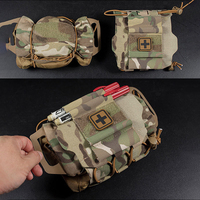 Pochette médicale IFAK, trousse de premiers secours rapide, tactique, MOLLE, survie, camping, ceinture, trousse de secours personnalisée