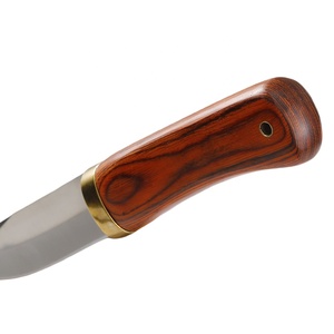 Geometria classica in acciaio inossidabile lama Golder sostenere comoda impugnatura cordino foro coltello turistico per la maggior parte dei compiti - Product Image 4