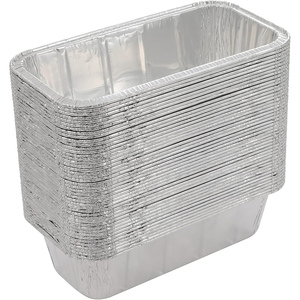 Moule à pain miniature en aluminium jetable de 750 ml avec couvercle en plastique, bac de cuisson recyclable de qualité alimentaire RE216 - Product Image 3