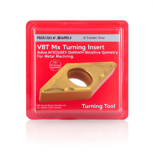 Inserto de torneado VBMT Mx con geometría positiva de 35 grados para mecanizado de metales - Product Image 2