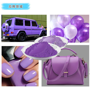 Polvo de purpurina morado para decoración de uñas y proyectos de bricolaje, no tóxico, envasado en bolsas de 1 kg y 25 kg - Product Image 1