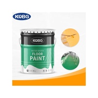 Peinture acrylique pour sols à base d'eau, couleur au choix, revêtement de sol à haute adhérence, peinture pour sols en béton pour garage, entrepôt, atelier
