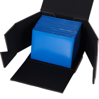 Costume Deux Couches Avec Tiroir Flip Cuir Premium PU Deck Box Coffrets Cadeaux En Gros