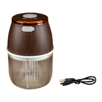 Mini Picadora Manual de Ajo de Plástico, Picadora Multiusos de Verduras y Frutas, Fácil de Limpiar, Utensilio de Cocina