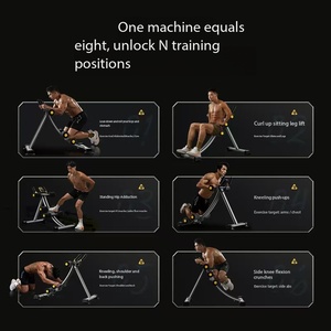 Offerta imperdibile: Macchina Addominale Multifunzione Runch Coaster con Display Digitale, Pieghevole, per Allenamento Core a Casa e in <span class=keywords><strong>Palestra</strong></span> - Product Image 5