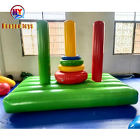 Tour gonflable intéressante de Hanoi en matériau pvc pour l'excellence, jeux gonflables de construction d'équipe, équipement de sport gonflable