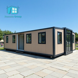 منزل حاويات نمطي حديث للاستخدام الخارجي بطول 20 قدم و40 قدم مع ألواح ساندويتش للاستخدام كفيلا - Product Image 3