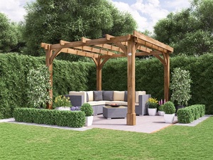 Meubles d'extérieur personnalisables de 36 pièces, gazébes <span class=keywords><strong>en</strong></span> <span class=keywords><strong>bois</strong></span>/pergola pour jardin/cour/cour - Product Image 5