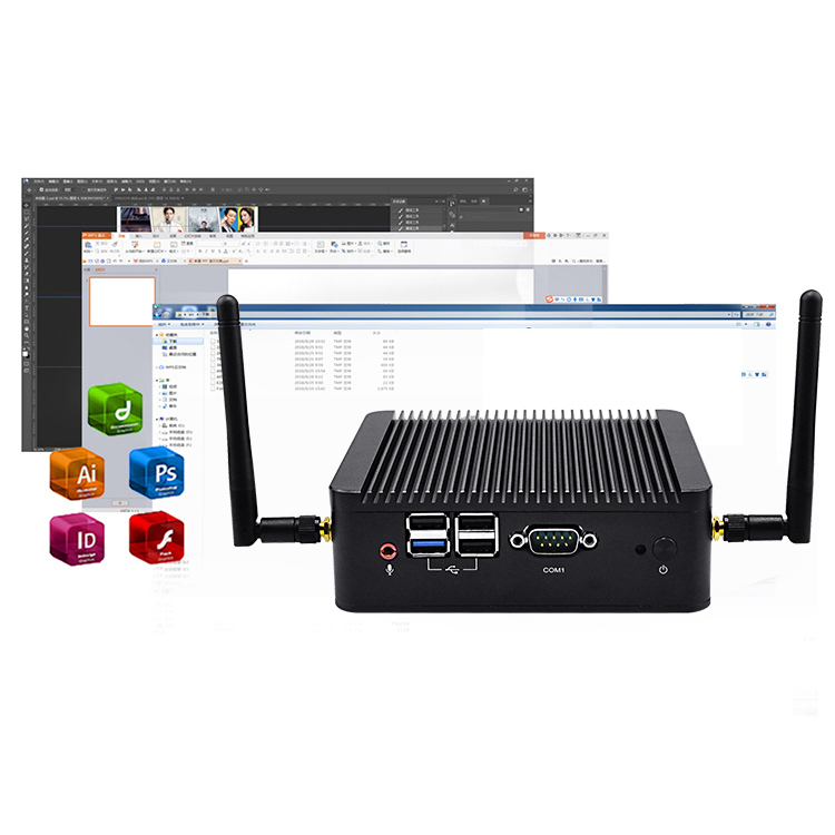 Mini Pc I3/i5/W7 i7/xp/linux 12v integradas de la computadora de la Pc intel Celeron J1900 computadora de escritorio