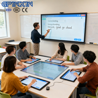 Tableau interactif intelligent 65 75 85 86 pouces avec écran tactile multipoint, panneau interactif numérique LCD HD, tableau blanc électronique pour salle de classe