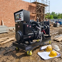 Générateur diesel portable à châssis ouvert 25 kVA 20 kW 400 V, moteur Yuchai, démarrage automatique ATS, refroidissement par eau, pour usage industriel et commercial