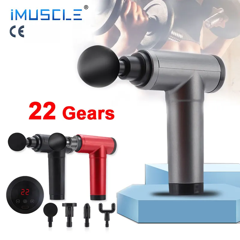 IMuscle – pistolet de Massage à pression profonde sans fil, marque privée, Gym, thérapie musculaire corporelle, pistolet de Massage