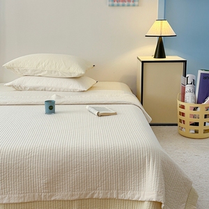 Tamaño personalizado 100% colcha lavable de algodón Color sólido clásico 60 hilos Hotel-elegante funda de cama para el hogar verano - Product Image 5