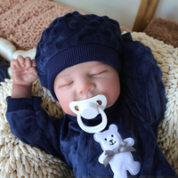 Poupées Bébés Reborn Réalistes Lifereborn de 19 Pouces, Jouet Nouveau-Né Fait Main en Vinyle Souple, Plus Vrai que Nature, pour Cadeaux d'Enfants