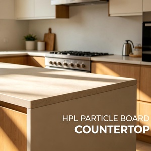 <span class=keywords><strong>Piano</strong></span> di <span class=keywords><strong>Lavoro</strong></span> per <span class=keywords><strong>Cucina</strong></span> <span class=keywords><strong>in</strong></span> Pannello Truciolare Laminato HPL Ignifugo con Effetto <span class=keywords><strong>Legno</strong></span> e Bordo Dritto per Progetti Personalizzati all'Ingrosso - Product Image 1