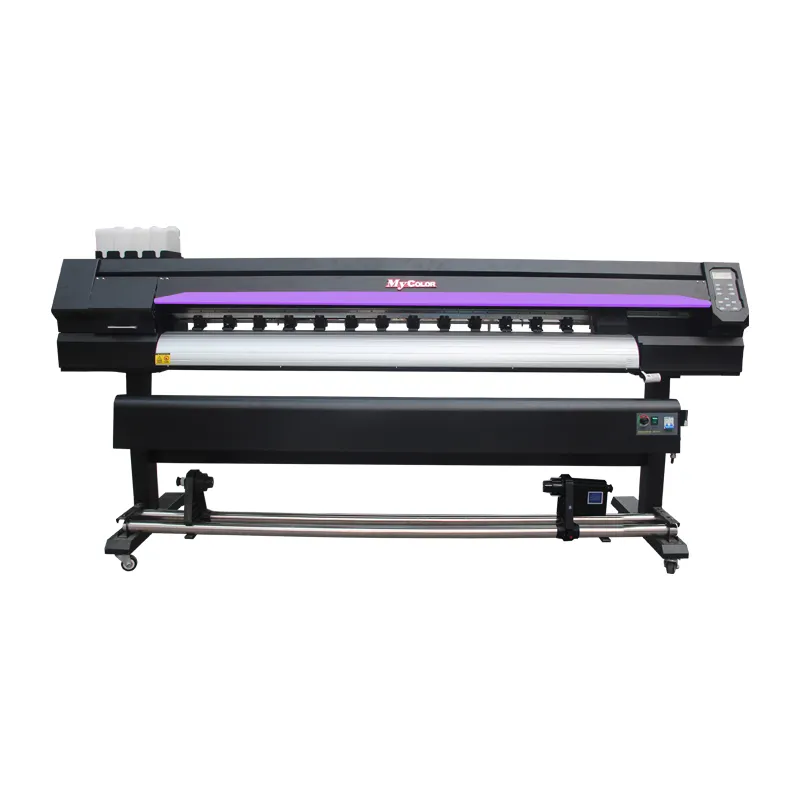 High quality 1.3m digital inkjet single xp600 vinyl sticker printing machine print cut eco solvent printer cutter plotter