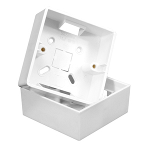 Caja <span class=keywords><strong>de</strong></span> instalación eléctrica blanca Caja <span class=keywords><strong>de</strong></span> conexiones montada en la pared inferior externa para interruptor <span class=keywords><strong>de</strong></span> enchufe para instalación externa - Product Image 4