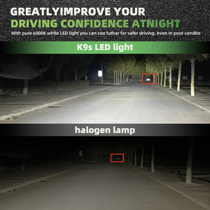 K9s H4 H7 H11 <span class=keywords><strong>Led</strong></span> Đèn Pha 9005 <span class=keywords><strong>LED</strong></span> Đèn sương mù bóng đèn 6000K thấp chùm đèn pha ô tô hệ thống chiếu sáng - Product Image 2