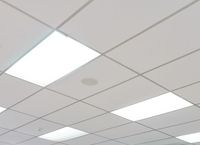 Panneaux de plafond lumineux LED intelligents 36W, corps en aluminium moderne, SMD2835, pour maison et bureau, lumière artificielle virtuelle bleue