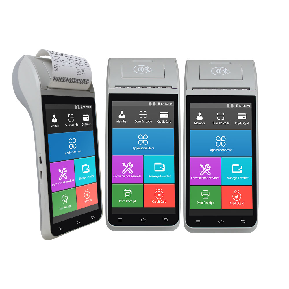 Android 9,0 Pos-терминал Z91 все в одном pos-система с Nfc кардридером/принтером/сенсорным экраном