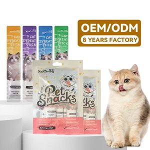 Alimento Húmedo para Mascotas al por Mayor, Bocadillos para Gatos con Recompensas Interactivas para Gatitos y Tiras Nutritivas para Gatos - Product Image 1