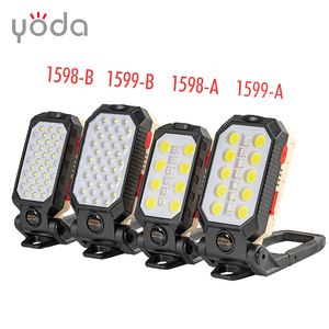 7W 1200 Lumen Nhựa Trắng Đỏ Xanh Tripod Usb Sạc Mạnh Từ T6 Smd Cob <span class=keywords><strong>Folding</strong></span> <span class=keywords><strong>Led</strong></span> Công Việc Nhẹ Cho Xe Hơi - Product Image 2