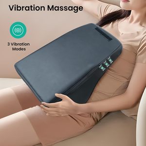 Massaggiatore <span class=keywords><strong>Shiatsu</strong></span> 3D Snailax con Funzione Riscaldante per Alleviare il Dolore a Schiena/Collo/Spalle/Gambe, Cuscino con Funzione Musicale 30W, Regalo Perfetto - Product Image 5
