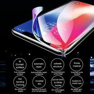 Miếng Dán Màn Hình Hydrogel Cho Điện Thoại, Tấm Bảo Vệ Toàn Bộ Màn Hình HD Mềm TPU Cho <span class=keywords><strong>iPhone</strong></span> <span class=keywords><strong>7</strong></span> 8 X XR XS MAX 13 11 12 Pro Max - Product Image 2