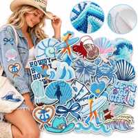Patch brodé thermocollant ou à coudre, thème 'Cowgirl de la Côte', 'Plage Western', 'Surf', 'Botte de Cowboy', 'Vague', 'Cœur'