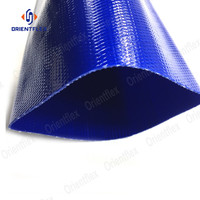 Tuyau d'irrigation PVC haute pression plat de 3/4/6/8 pouces avec raccord de couplage Manguera Plana