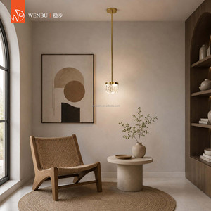 Lampes en cristal rondes, lustre de luxe, lampe suspendue en cristal de quartz naturel pour villa, salon - Product Image 2