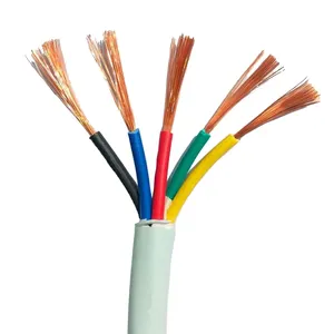 Equipamento de cobre para controle de fios, cabo de cobre de fio isolado 5x6mm2 5x10mm2