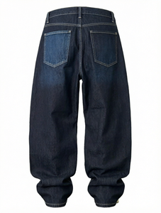 <b>Women</b> Wide Leg Denim <b>Jeans</b> Mid Waist Loose Fit Washed Casual Pants for <b>Women's</b> Spring Autumn Winter Denim <b>Jeans</b> - Product Image 1