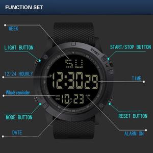 Montre de Sport multifonction pour hommes, montre de Sport <span class=keywords><strong>militaire</strong></span>, résistante à la sueur, lumineuse, LED, numérique, électronique, pour enfants, étudiants, garçons - Product Image 3