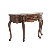 Table d'entrée et console en bois massif de style américain, table d'autel murale vintage, meubles pour la maison et l'hôtel
