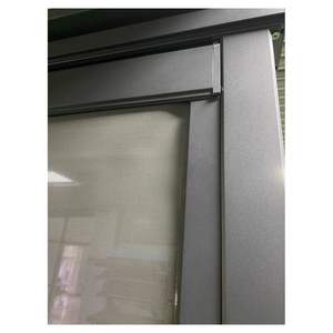 Pavillon de jardin en aluminium avec système de pergola à toit en persiennes vénitiennes en <span class=keywords><strong>gazon</strong></span> à coussin d'air bio, style pavillon à volets roulants - Product Image 2