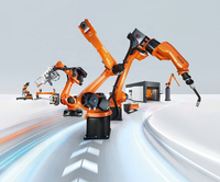Robot industriel 6 axes pour soudage à l'arc, faible charge utile, palettisation et manutention de matériaux, doté d'un moteur PLC