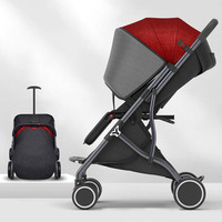 Poussette pour bébé légère, système de voyage pliable et léger, poussette pour bébé pour avion