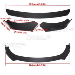 ชุดแต่งสปอยเลอร์กันชนหน้ารถยนต์แบบ 3 ชิ้น สำหรับ Honda, Audi, Benz, BMW และ Subaru - Product Image 6