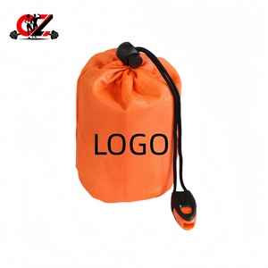 Sac de couchage d'urgence CZFIT, portable, imperméable et durable, isolation extérieure, équipé d'un sifflet de secours - Product Image 2