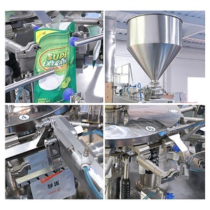 Tự động đứng lên túi doy Spout Pouch niêm phong máy Móc Đóng Gói Chất tẩy rửa cơ thể rửa Gel tắm doypack điền máy - Product Image 4