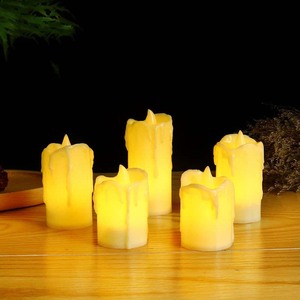 <span class=keywords><strong>Bougies</strong></span> de thé sans flamme à LED Lampes de thé électriques <span class=keywords><strong>Bougies</strong></span> de cire à LED pour la décoration intérieure de Noël - Product Image 5