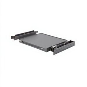 Plan de travail Fami System Ar à 3 bords 805x845 mm avec extension télescopique gris foncé RAL7000 - Product Image 3