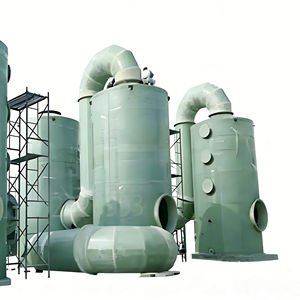 Depuratore Industriale Verticale a Controflusso in FRP per Nebbie Acide, Alta Resistenza alla Corrosione Chimica per l'Assorbimento di Nebbie Acide - Product Image 4