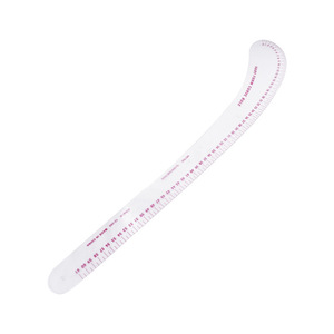 Regla curva de plástico Vary Form Curve Rule 12-260 para diseño de ropa, creación de patrones y medición de curvas de mangas. - Product Image 2