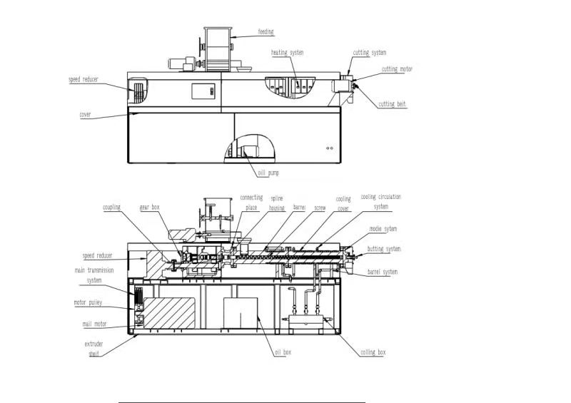 Multifunctional Snack Extruder Food Making Machine MT65 70 70C