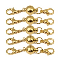 Vente chaude Magnétique Homard Fermoir Connecteur Or et Argent Collier Fermeture Bracelet Fermoirs Bijoux Résultats & Composants
